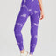 Seamless Tie Dye Scrunch Yoga Leggings For Women High Waist Push Up Gym Tights Tummy Control Workout Sport Fitness Pants Ladies - Slobuy
