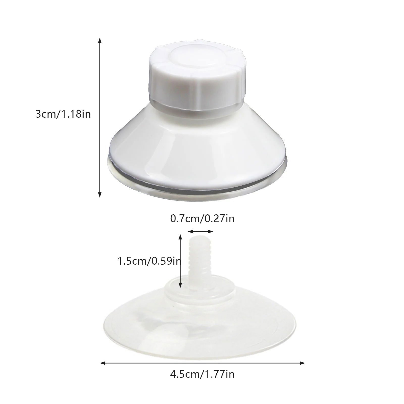 10 Packs High-Grip Awning Suction Cup Fixing Pads Caravan Motorhome Organizer W/Securing Hooks Car Camping Tarpaulin Accessories - Slobuy