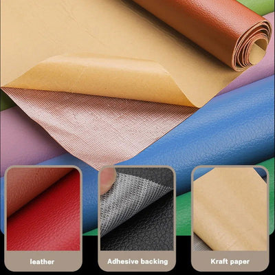 Self Adhesive Leather Stickers for Car Interior Seat Repair Patch Furniture Table Chair Sticker Home Sofa Seat Bag Shoe Fix Tool - Slobuy