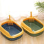 Semi-enclosed splash-proof high capacity litter box Durable litter filters are used in home interiors - Slobuy