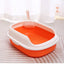 Semi-enclosed splash-proof high capacity litter box Durable litter filters are used in home interiors - Slobuy