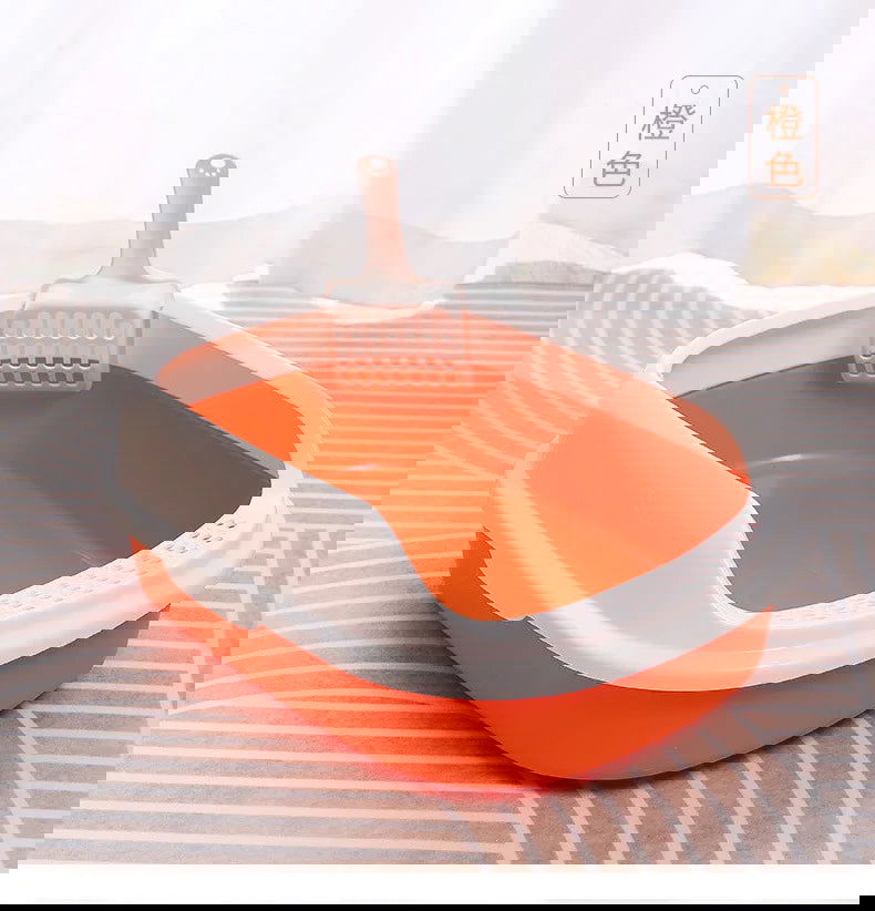 Semi-enclosed splash-proof high capacity litter box Durable litter filters are used in home interiors - Slobuy