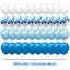 40Pcs/Set 12inch Mix Blue Rose Gold Confetti Latex Balloon For Birthday Baby Shower Wedding Balloons Party Decorations - Slobuy