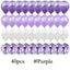 40Pcs/Set 12inch Mix Blue Rose Gold Confetti Latex Balloon For Birthday Baby Shower Wedding Balloons Party Decorations - Slobuy