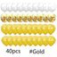 40Pcs/Set 12inch Mix Blue Rose Gold Confetti Latex Balloon For Birthday Baby Shower Wedding Balloons Party Decorations - Slobuy