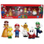 6Pcs/Set 4-7cm Super Mario Bros PVC Action Figure Toys Dolls Model Set Luigi Yoshi Donkey Kong Mushroom for kids birthday gifts - Slobuy