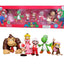 6Pcs/Set 4-7cm Super Mario Bros PVC Action Figure Toys Dolls Model Set Luigi Yoshi Donkey Kong Mushroom for kids birthday gifts - Slobuy