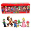 6Pcs/Set 4-7cm Super Mario Bros PVC Action Figure Toys Dolls Model Set Luigi Yoshi Donkey Kong Mushroom for kids birthday gifts - Slobuy