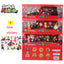 6Pcs/Set 4-7cm Super Mario Bros PVC Action Figure Toys Dolls Model Set Luigi Yoshi Donkey Kong Mushroom for kids birthday gifts - Slobuy