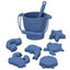 8pcs/Set Beach Toys  Eco-Friendly, BPA-Free, Food-Grade Silicone - Fun Summer Outdoor Toys for Kids with Bucket & 4 Color Sand - Slobuy