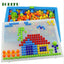 296 Pieces/Set Box-Packed Grain Mushroom Nail Beads Intelligent 3D Puzzle Games Jigsaw Board for Children Kids Educational Toys - Slobuy