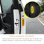 4PCS/Set Car Door Stickers Universal Safety Warning Mark OPEN High Reflective Tape For Auto Accessories Exterior Bike Helmet - Slobuy