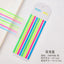 160Pcs/Set Color Stickers Transparent Fluorescent Index Tabs Flags Sticky Note Stationery Children Gifts School Office Supplie - Slobuy