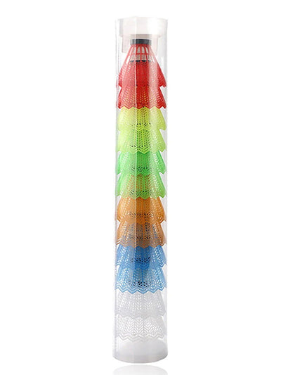 12 Pcs/Set Colorful Shuttlecocks Badminton Foam Balls Leisure Sport Games - Slobuy