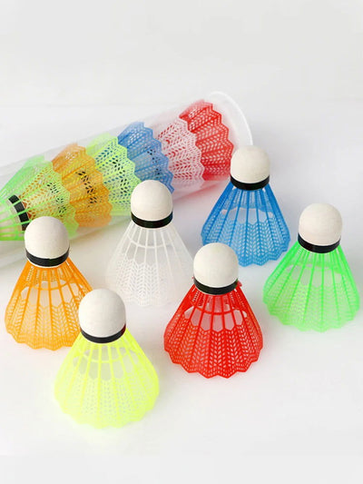 12 Pcs/Set Colorful Shuttlecocks Badminton Foam Balls Leisure Sport Games - Slobuy