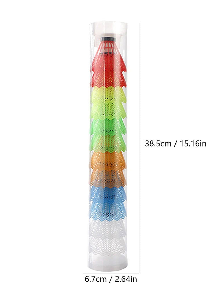 12 Pcs/Set Colorful Shuttlecocks Badminton Foam Balls Leisure Sport Games - Slobuy
