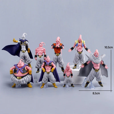 Hot 8pcs/Set  Dragon Ball Z Anime Figure Majin Buu  Fat Buu PVC Action Figures Collection Model Toys For Children Adult Gifts - Slobuy