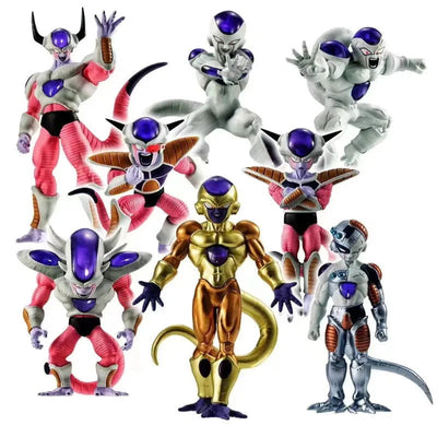 8pcs/Set Dragon Ball Z Frieza Figure Freezer Third Form Figurine PVC Action Figures Collection Model Toys Gifts - Slobuy