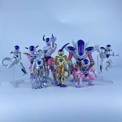 8pcs/Set Dragon Ball Z Frieza Figure Freezer Third Form Figurine PVC Action Figures Collection Model Toys Gifts - Slobuy