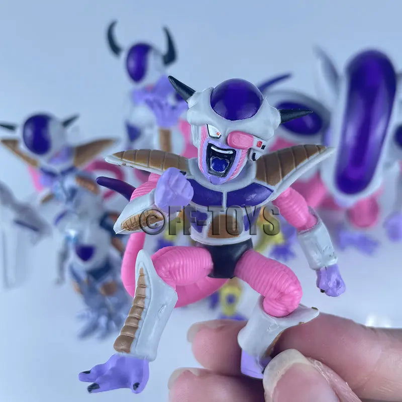 8pcs/Set Dragon Ball Z Frieza Figure Freezer Third Form Figurine PVC Action Figures Collection Model Toys Gifts - Slobuy