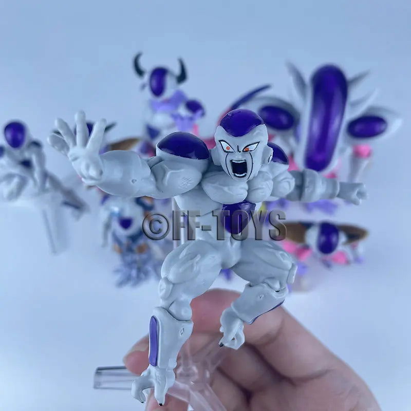 8pcs/Set Dragon Ball Z Frieza Figure Freezer Third Form Figurine PVC Action Figures Collection Model Toys Gifts - Slobuy