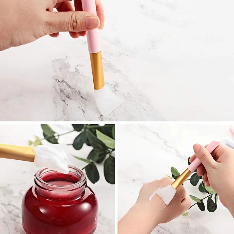 3Pcs/Set Facial Cleasing Brush Mask Brush Brush Cleansing Tool Set Women Girls Beauty Makeup Personal Skin Care Kit - Slobuy