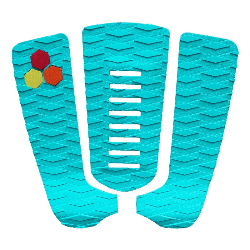 Surfboard Traction Pad Colorful Deck Grip Surf Sup Board Eva Foam Diamond Non-Slip Strong Glue Trimmable 3 Piece/Set Foot Tail - Slobuy