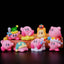 8Pcs/Set Games Star Kirby Anime Cute Cartoon Pink Kirby Mini Figure Decorative Collection Ornaments Toy For Children's Gifts - Slobuy
