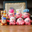 8Pcs/Set Games Star Kirby Anime Cute Cartoon Pink Kirby Mini Figure Decorative Collection Ornaments Toy For Children's Gifts - Slobuy