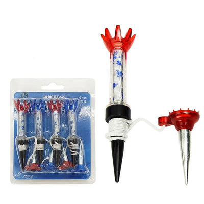 4 Pcs/Set Golf Tees Golf Training Ball Tee With Package Magnetic Step Down Ball Holder Tee Golf Outdoor Sport Accessories - Slobuy