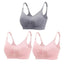 3pcs/Set High Quality Maternity Nursing Bras Cotton Breastfeeding Pregnant Underwear Seamless Large Size Breathable Bra Push Up - Slobuy
