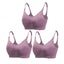 3pcs/Set High Quality Maternity Nursing Bras Cotton Breastfeeding Pregnant Underwear Seamless Large Size Breathable Bra Push Up - Slobuy