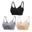 3pcs/Set High Quality Maternity Nursing Bras Cotton Breastfeeding Pregnant Underwear Seamless Large Size Breathable Bra Push Up - Slobuy