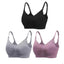 3pcs/Set High Quality Maternity Nursing Bras Cotton Breastfeeding Pregnant Underwear Seamless Large Size Breathable Bra Push Up - Slobuy