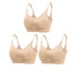 3pcs/Set High Quality Maternity Nursing Bras Cotton Breastfeeding Pregnant Underwear Seamless Large Size Breathable Bra Push Up - Slobuy