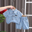 Summer Children Clothes Boys Suit Denim Tops + Jeans Pants 2Pcs/Set Infant Casual Outfits - Slobuy