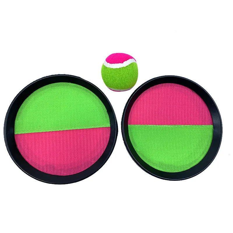 Set Kids Sucker Sticky Ball Toy Outdoor Sports Catch Ball Game Set Throw And Catch Parent-Child Interactive Outdoor Toys WYW - Slobuy