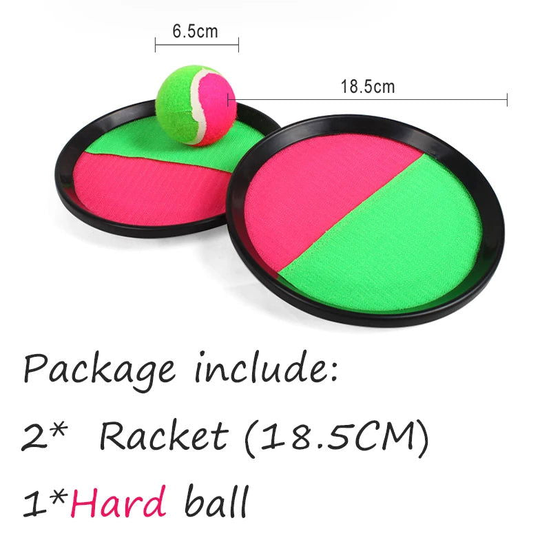 Set Kids Sucker Sticky Ball Toy Outdoor Sports Catch Ball Game Set Throw And Catch Parent-Child Interactive Outdoor Toys WYW - Slobuy