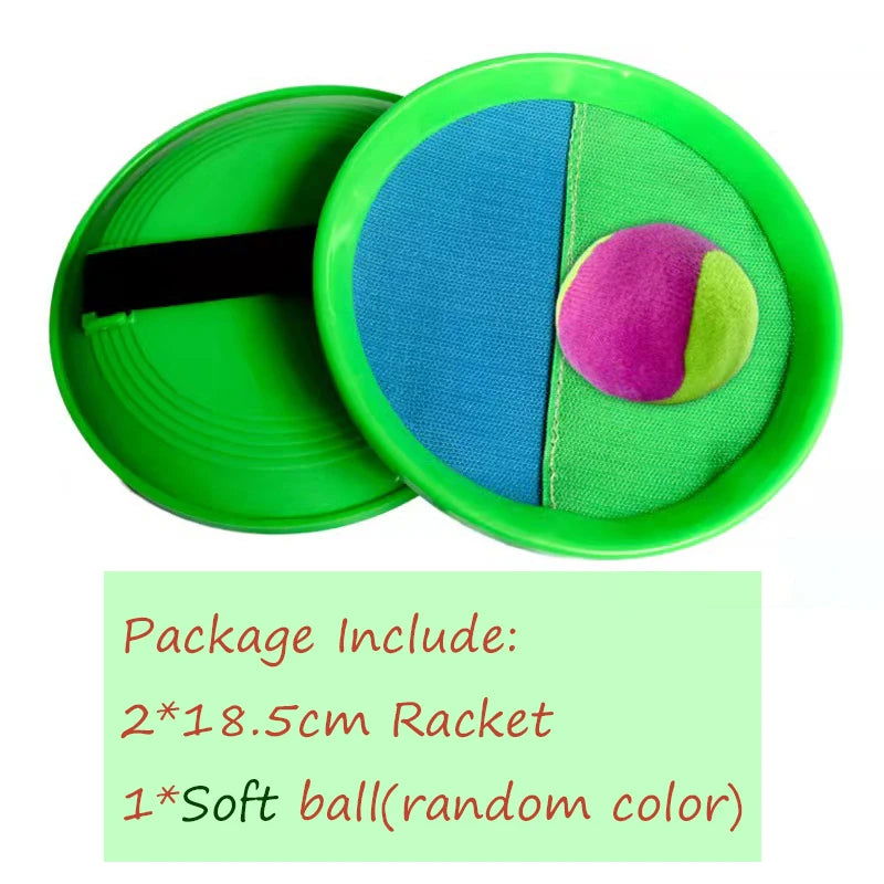 Set Kids Sucker Sticky Ball Toy Outdoor Sports Catch Ball Game Set Throw And Catch Parent-Child Interactive Outdoor Toys WYW - Slobuy