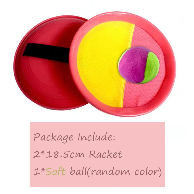 Set Kids Sucker Sticky Ball Toy Outdoor Sports Catch Ball Game Set Throw And Catch Parent-Child Interactive Outdoor Toys WYW - Slobuy