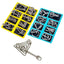 8pcs/Set Materials Metal Montessori Puzzle Wire IQ Mind Brain Teaser Puzzles for Children Adults Anti-Stress Reliever Toys Gifts - Slobuy