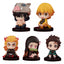 5 Style/Set Q Version Demon Slayer Sitting Ghost Doll Tanjiro Nidouzi Inosuke Zenizu Figure Action Figure Movie Model Toys Doll - Slobuy