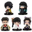5 Style/Set Q Version Demon Slayer Sitting Ghost Doll Tanjiro Nidouzi Inosuke Zenizu Figure Action Figure Movie Model Toys Doll - Slobuy