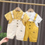 New Summer Baby Boys Clothes Suit Children Girls Fashion T-Shirt Overalls 2Pcs/Set Toddler Casual Costume Kids Tracksuits - Slobuy