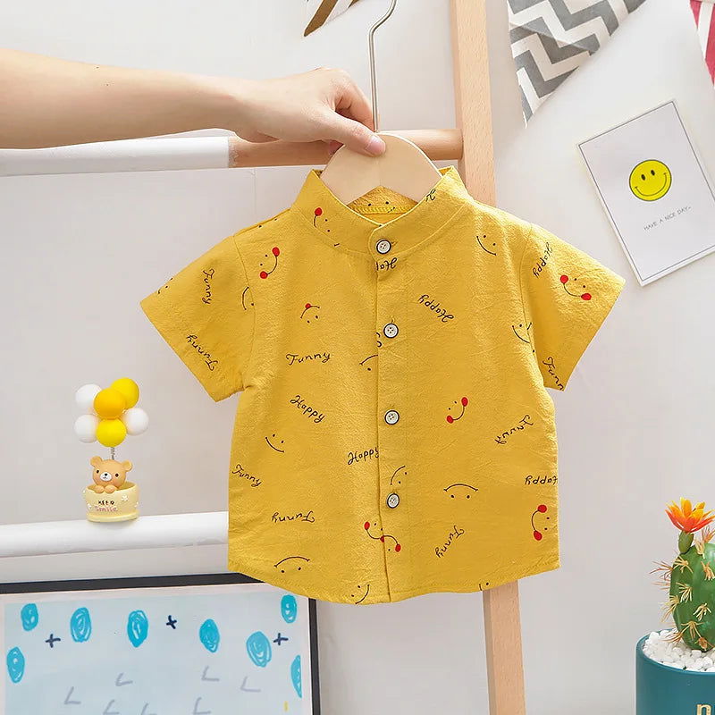 New Summer Baby Boys Clothes Suit Children Girls Fashion T-Shirt Overalls 2Pcs/Set Toddler Casual Costume Kids Tracksuits - Slobuy