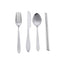 4Pcs/Set Travel Camping Cutlery Set Portable Tableware Stainless Steel Chopsticks Spoon Fork Steak Knife with Storage Case - Slobuy