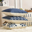 Set of 4 Modern Geometric Pattern Throw Pillow Covers Decorative Linen Cushion Case for Home Decor Couch Bedroom Sofa Chair Car - Slobuy