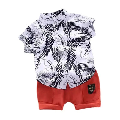New Summer Baby Clothes Suit Children Boys Fashion Shirt Shorts 2Pcs/Sets Toddler Casual Costume Infant Outfits Kids Tracksuits - Slobuy