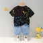 New Summer Baby Girls Clothes Suit Children Boys Fashion Cartoon T-Shirt Shorts 2Pcs/Sets Toddler Casual Costume Kids Tracksuits - Slobuy