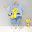 New Summer Baby Girls Clothes Suit Children Boys Fashion Cartoon T-Shirt Shorts 2Pcs/Sets Toddler Casual Costume Kids Tracksuits - Slobuy